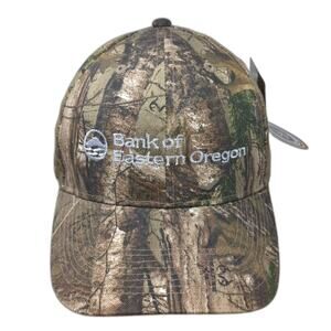 OC Baseball Cap Hat Brown Camo Bank of Eastern Oregon Realtree Xtra OSFM